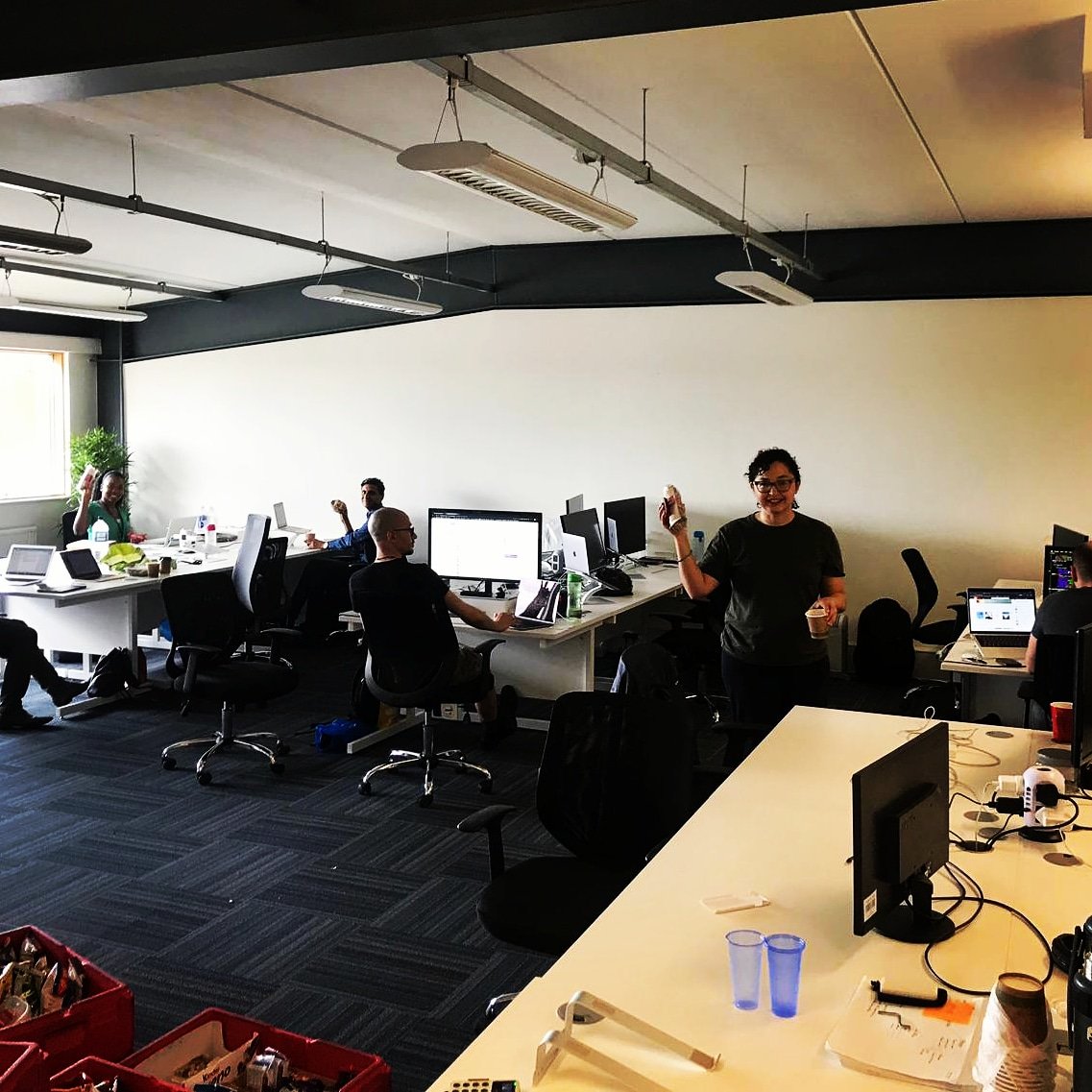 Sandwichman8's tweet photo. More happy campers in the #office today! 🥗🥘🚴‍♂️ whats your favourite thing about #sandwichman comment below 👇 https://t.co/5gAQNEIwvF