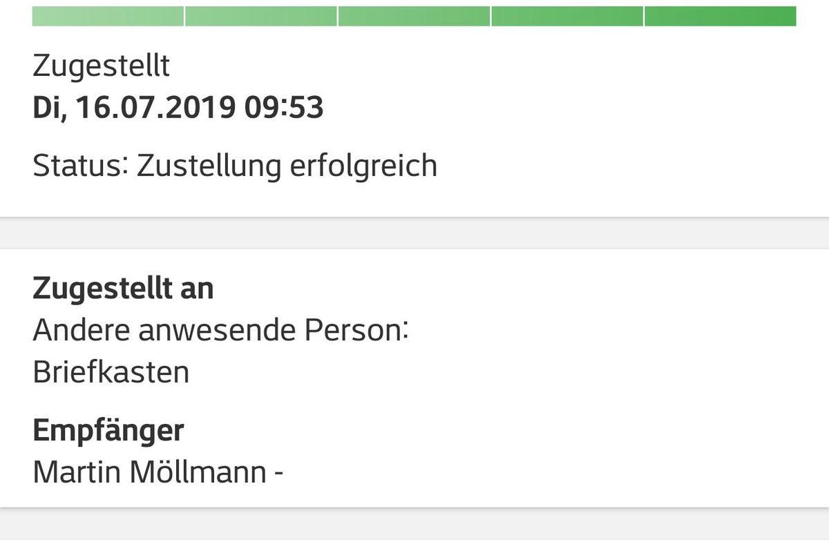 mmoelli's tweet image. Spannend, @DHLPaket. Mal gucken, wo ich Herr/Frau Briefkasten nachher finde... #logisticsfail