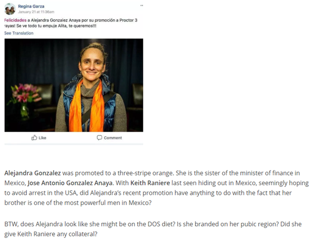 16/ Anima, INC co-founder (&  #NXIVM member) Alejandra Gonzalez Anaya: - Sister of Jose Gonzalez Anaya- on President Enrique Pena Nieto's administration (SS, then Finance Minister)- former PEMEX CEO- ALSO Brother-in-law to former President Carlos Salinas!