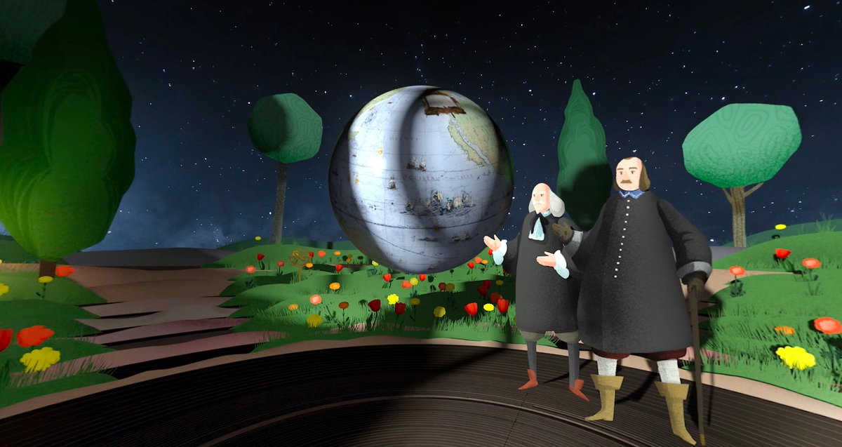 TriadBerlin's tweet photo. A glimpse into our #VR film about the giant Gottorf Globe, the first #planetarium in history. Read more: https://t.co/3fkMiUaPY9 #triadberlin https://t.co/c60oBZORsB