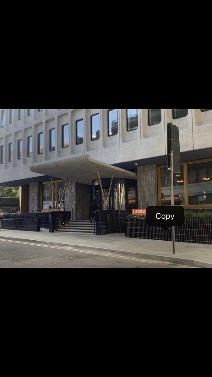 BInstallations's tweet photo. Concrete Canopy installed at the new Standard Hotel at Kings Cross. B&amp;R supplied the steel components for the concrete canopy manufacturer and then completed the final installation for QOB Interiors. #canopy #concrete #installation https://t.co/P7R1xeiuXm