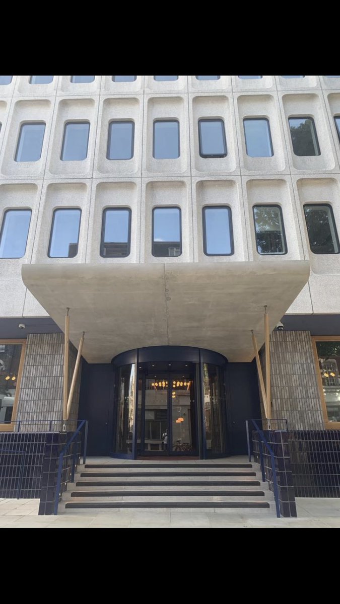 BInstallations's tweet photo. Concrete Canopy installed at the new Standard Hotel at Kings Cross. B&amp;R supplied the steel components for the concrete canopy manufacturer and then completed the final installation for QOB Interiors. #canopy #concrete #installation https://t.co/P7R1xeiuXm
