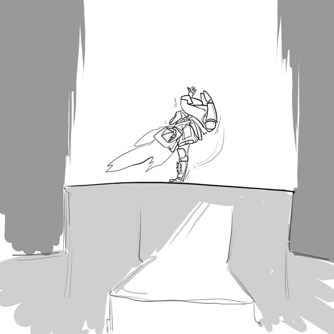 sadly, dance logic was not strong enough at this point to beat oryx's sword logic 