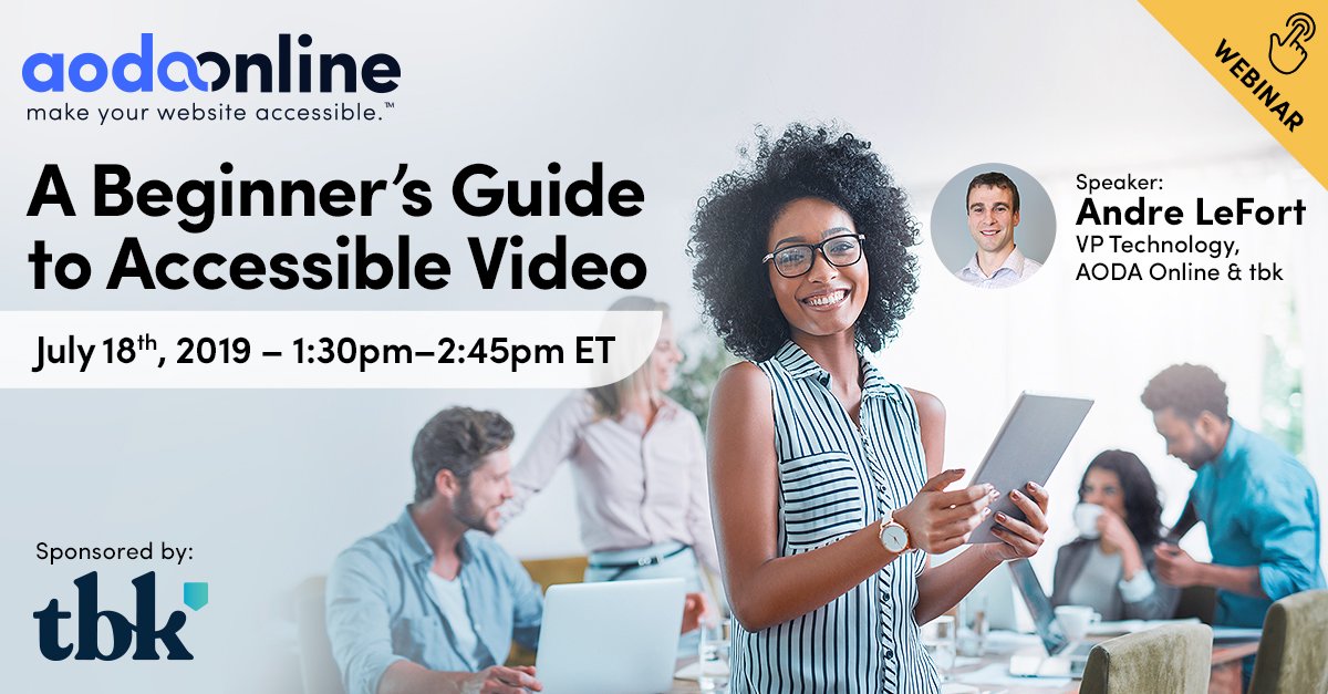 AODA Online tweet media