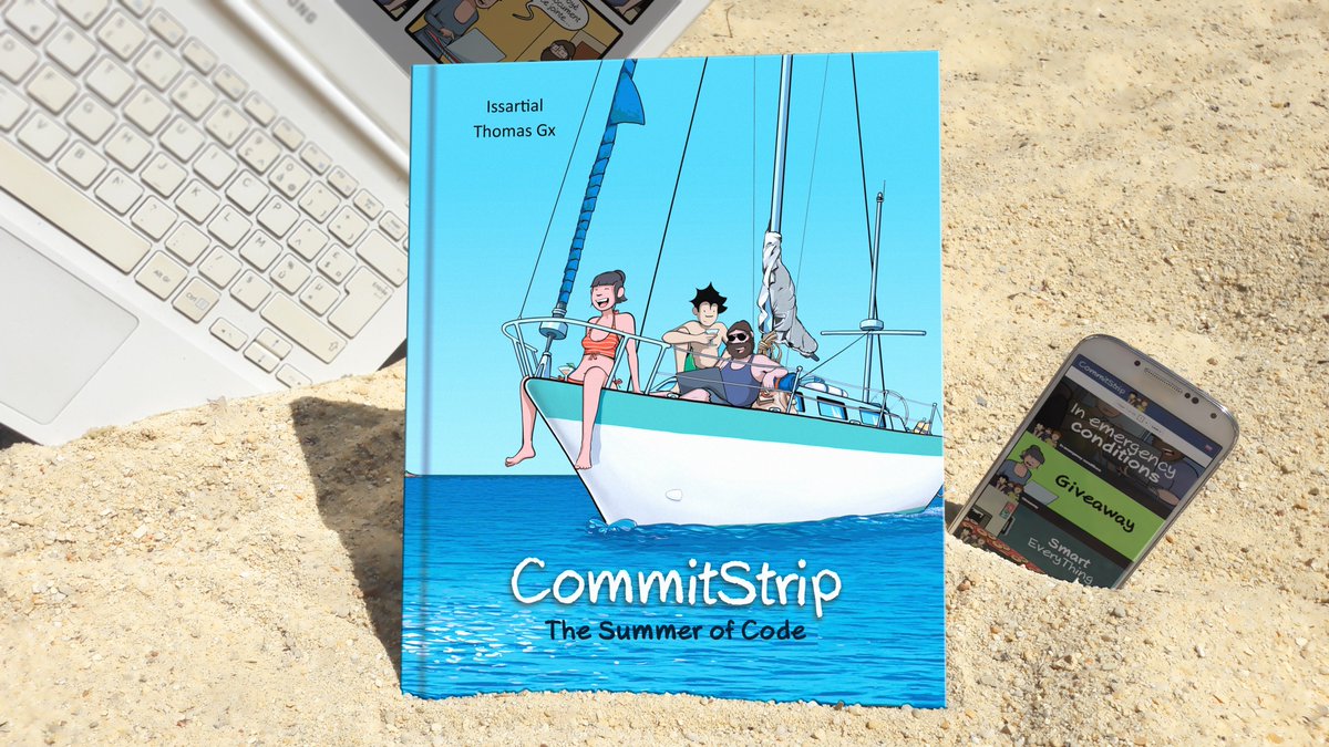 CommitStrip_fr's tweet photo. Salut les amis, c'est parti pour une nouvelle campagne Kickstarter pour notre nouveau livre :) C'est l'occasion de nous soutenir et en prime, on a prévu plein de goodies ! ==>
 https://t.co/vBC33A3w8q https://t.co/t1zADeGbM6