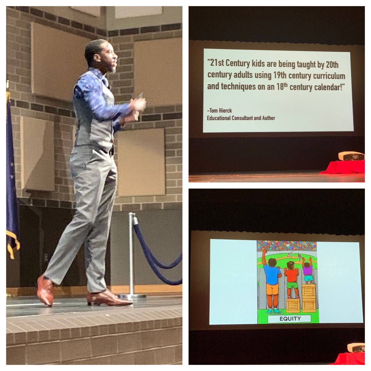ltgoodnews's tweet photo. Great keynote by @MichaelBonner_ this morning at #ElevatEDIndy 2019 at @PikeHighSchool. https://t.co/PkfkxnfNlm