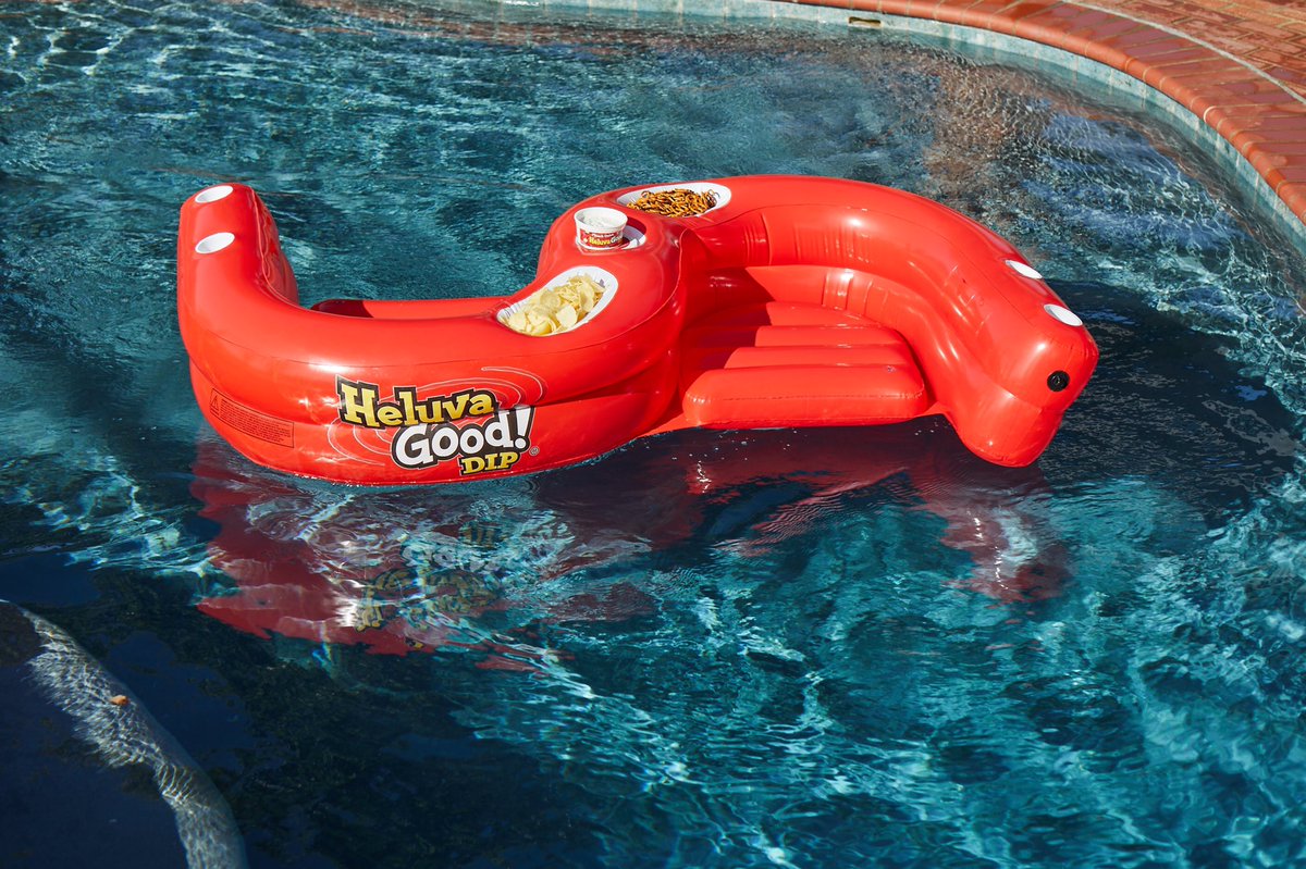 chophappy's tweet photo. Give Away Alert!! Pool time is way more fun with a friend #ad Totally enter this cool pool float giveaway from @HeluvaGood! With this float never snack alone again. Enter the giveaway here: https://t.co/6X30hxqW0d  #HeluvaGood Retweet so your friends get a chance to win too! https://t.co/CmoxZ3bqli