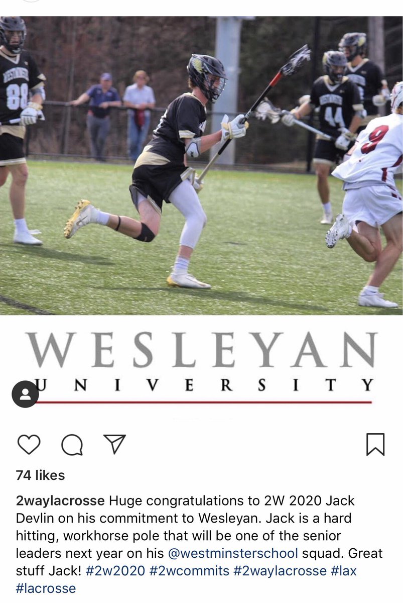 Dpringlecoach's tweet photo. Big Congratulations to Jack and his family on his commitment to Wesleyan for lacrosse! Continue to keep working hard in everything that you do! Wesleyan you got a good one!  #Captain #2SportAthlete 🥍 🏀 📚 💯🙌🏾🔥 @WestyBBALL @Wes_Lacrosse https://t.co/3OSo69do2b