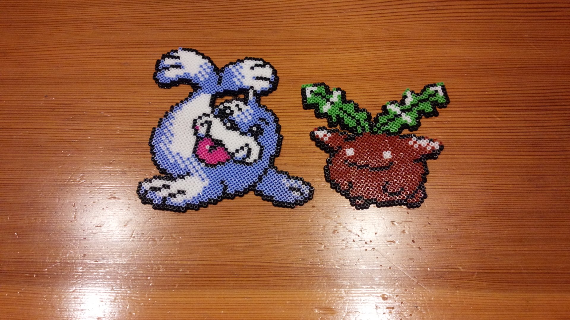 ポケモンアイロンビーズ けい V Twitter ハネッコとパウワウ作ってみました V 金銀クリスタルバージョンの作品も増えてきた 現在53 251 アイロンビーズ ポケモン レトロゲーム Pokemon T Co Is1xxsutab Twitter