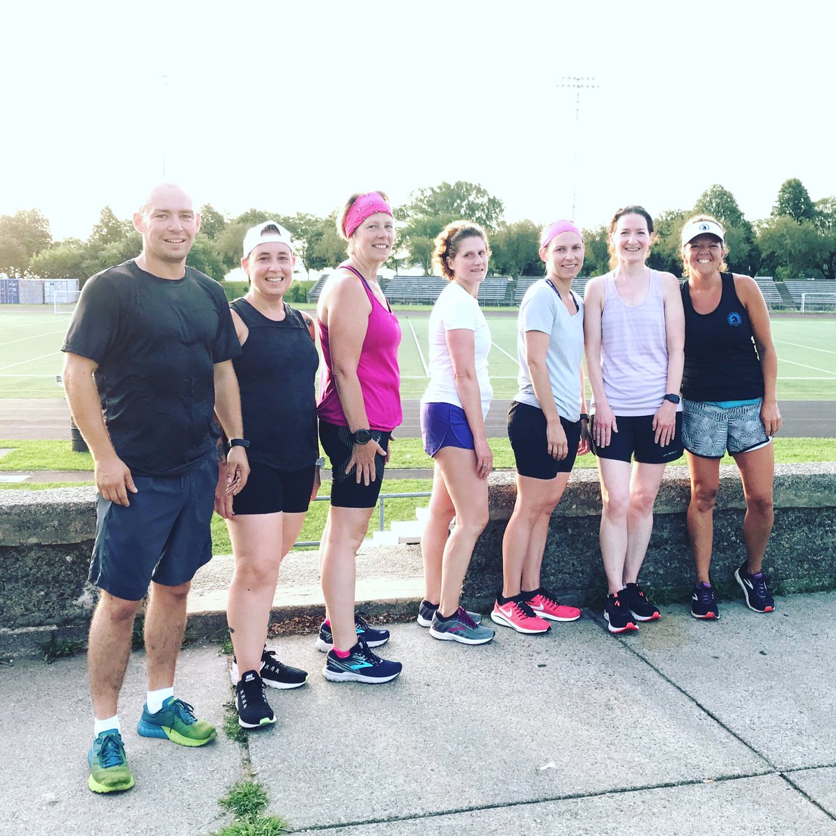 Nothing like some stair reps at the track to wake you up! This crew was crushing it this morning! 
See you Thursday at <a href="/AshmontGrill/">Ashmont Grill</a> for our Summer Run Series: 7pm, all are welcome!
Enjoy the week and stay cool! 😎☘️#Dorchester