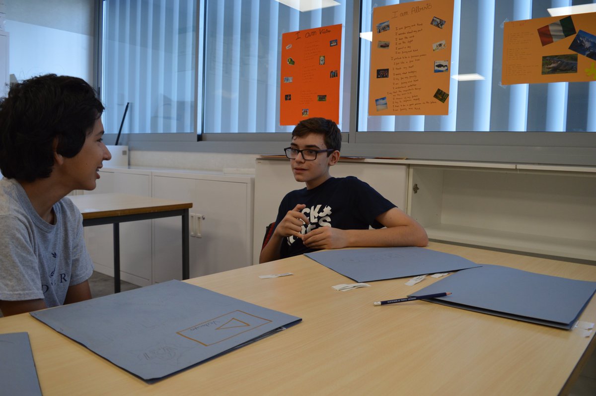 ASBEnglish's tweet photo. Yesterday, students in C2 were paired up and given sheets of paper stating two different points of view which they had to defend during 5 minutes. Next stop, national debate team! https://t.co/lKDhue243p
