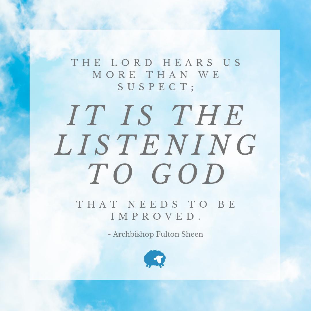 Have you taken time to listen today?
