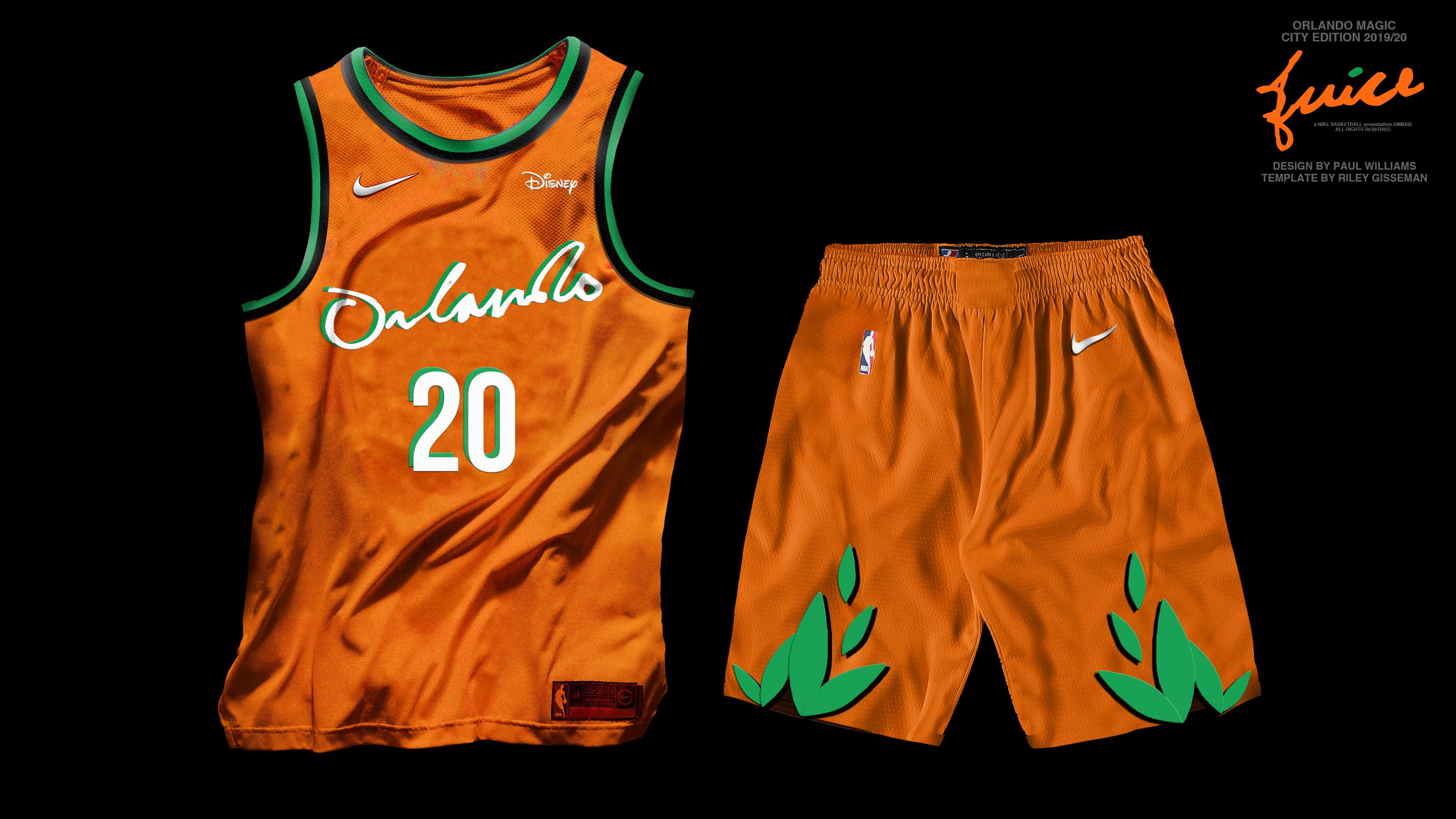 Huncho Hoops on X: 2019-2020 Orlando Magic Juice Theme Jersey