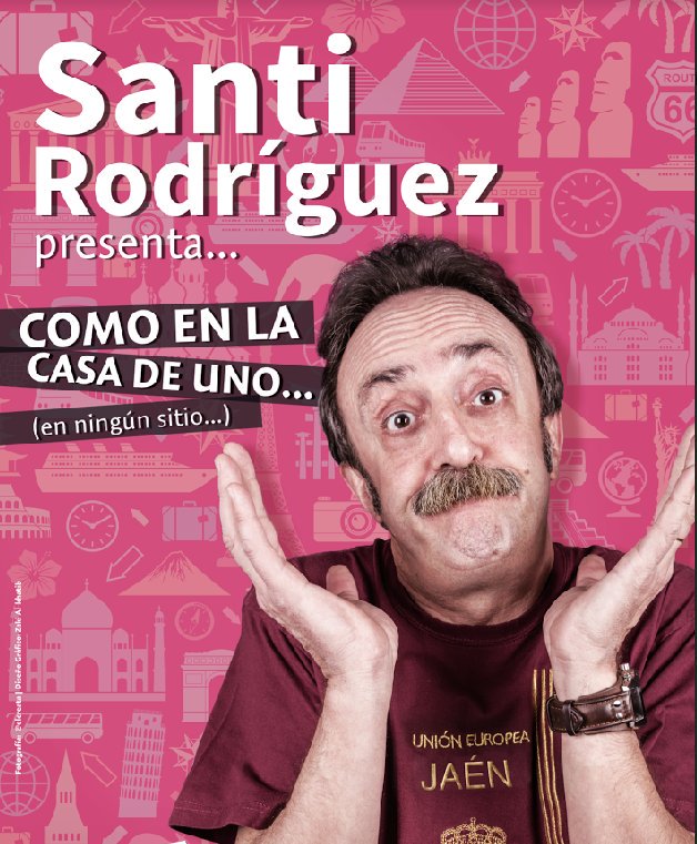 10 de agosto➡️noche de humor😂en el <a href="/hotelmontera/">hotelmontera</a> #LosBarrios. Hay que viajar y conocer nuevos lugares y gente, pero <a href="/Santihumor/">Santi Rodriguez</a> tiene claro que 'Como en la casa de uno...(en nigún sitio)".

Consigue tus entradas para este exitoso monólogo. A la venta en sacaentradas.com/espectaculos/9…