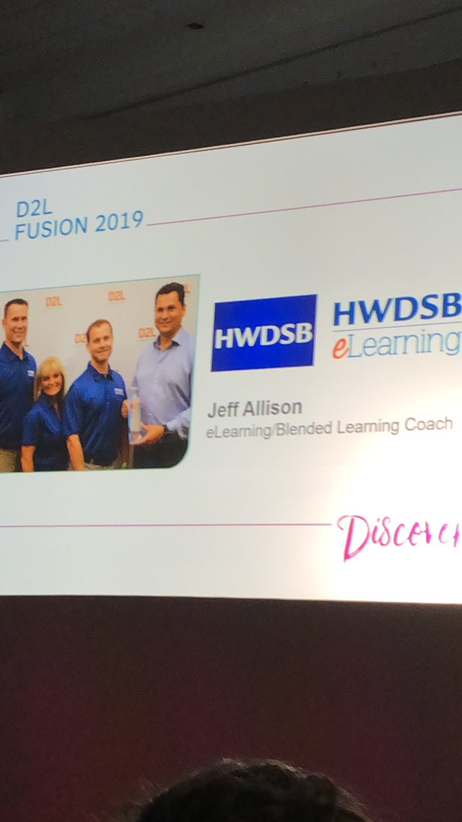 KGrahamGEDSB's tweet image. Thank you @D2L for shining the spotlight on @HWDSB_eLearning for its innovation and growth strategies. @mrjallison did a great job! @HWDSB