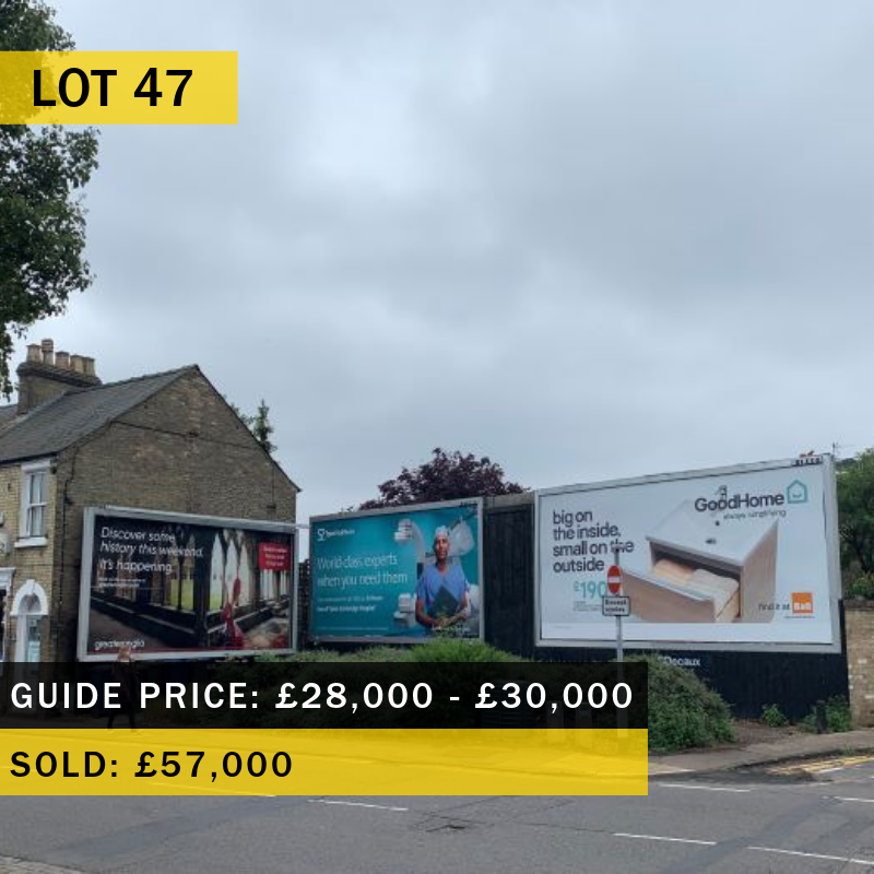 StrettonsAuc's tweet image. Lot 47: Freehold vacant site on the West side of Victoria Road, #Cambridge, Cambridgeshire, CB4.

Sold: £57,000.

For more information click here: strettons.auction/29-VictoriaRoad

#Auction #AdvertisingBoard #Advertising #VacantSide #Cambridgeshire