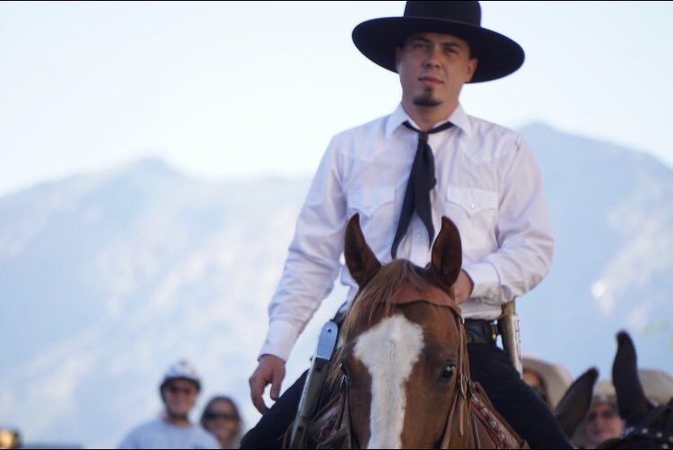 OgdenPioneerDay's tweet photo. The spirit of the Old West rolled into #Ogden last night at #OPD2019’s Horse and Hitch Parade, an event leading up to the @PRCA_ProRodeo at historic Ogden Pioneer Stadium. Tickets @SmithsTix. #fortheride https://t.co/s9QwXLWdjY