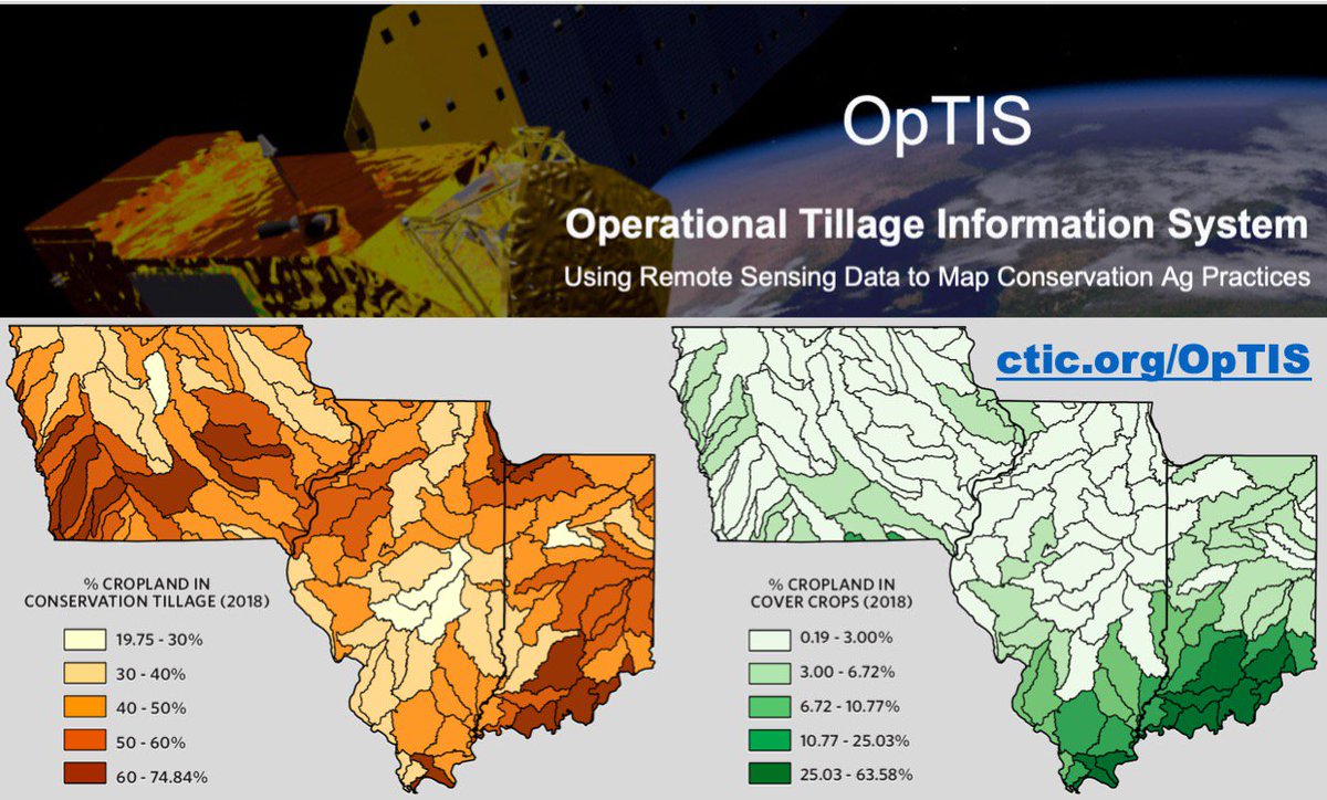 Komp_Mike's tweet image. 2.Newly released #OpTISdata shows the rate of adoption of #CoverCrops among farmers in IA, IL and IN is steadily increasing. Explore data from 2005 to 2018: ctic.org/OpTIS