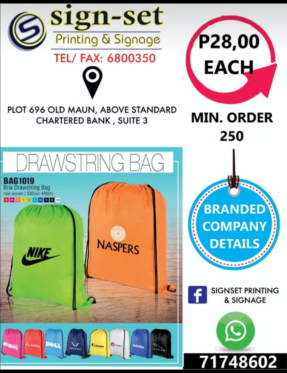 JonathanModise2's tweet image. Promotional Merchandise