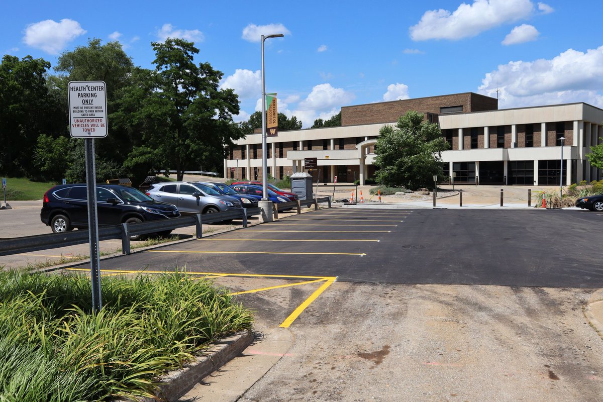 facilities_wmu's tweet photo. Lot 51 and a portion of lot 40, located near @Sindecuse, were paved this past weekend as part of our summer paving program. Both lots are now open for use. Thank you for your patience during the lot closures! #WMU #FMProjects https://t.co/lFrX0y5zuz