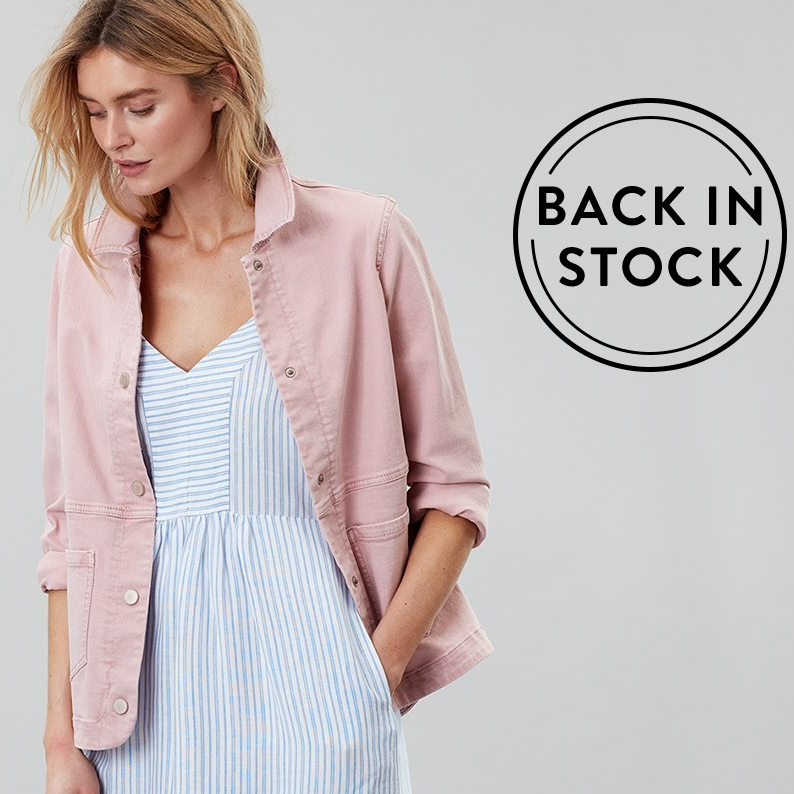 relaxed shape denim jacket 