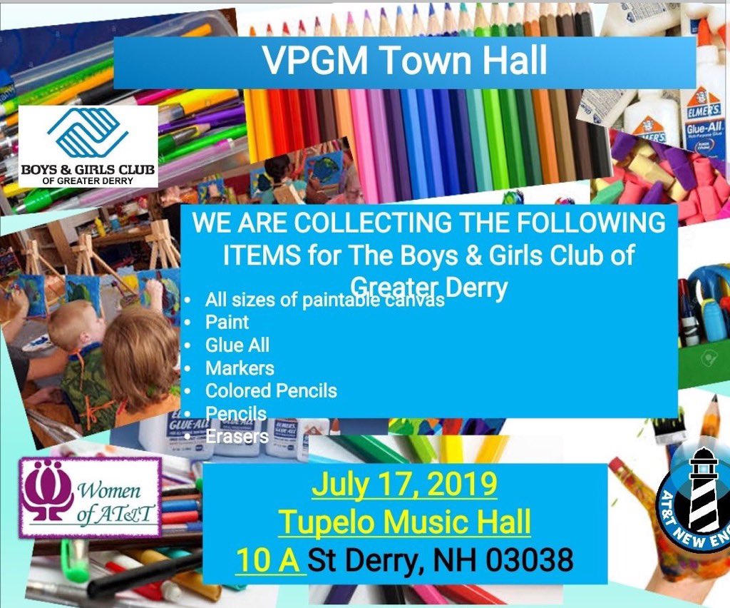 Less than 24 hours away! Last chance to pick up donations for the Boys &amp; Girls Club of Greater Derry, NH!  Always proud of how we  #ComeTogether and make positive impacts as a Market.  See you all at the Town Hall tomorrow!

#OurNE #OurNEHasHeart #OurNengagement