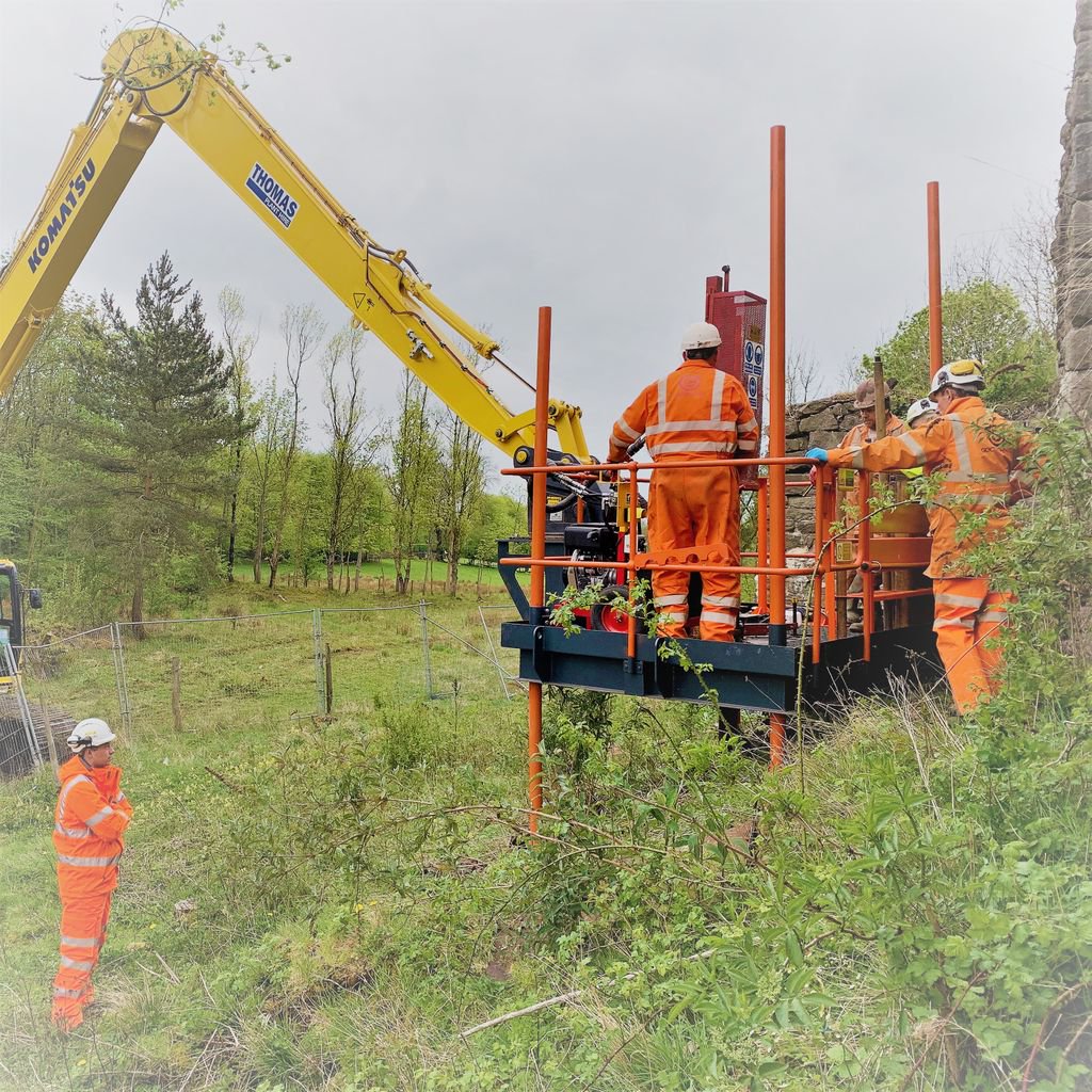 geotechnics_ltd's tweet photo. NEW! How do you safely undertake ground investigation on slopes and hard to reach areas that other rigs and equipment struggle to reach? How about our new difficult access platform? Email rmacklin@geotechnics.co.uk #techtuesday #siteinvestigation #slopes #difficultaccess https://t.co/nHq8jkGpid