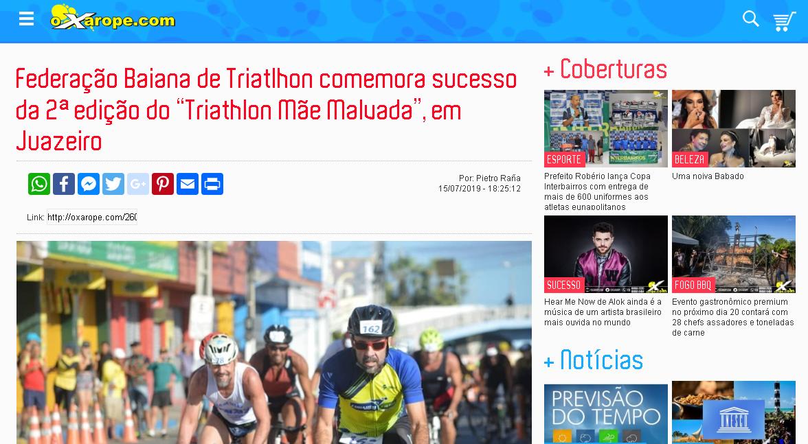 pipacomunicacao's tweet photo. #namídia Federação Baiana de Triathlon comemora sucesso da 2ª edição do "Triatlhon Mãe Malvada", em Juazeiro #assessoria #pipacomunicação #febatri #triathlon #bahia @oxxarope https://t.co/zf1PFKztbe