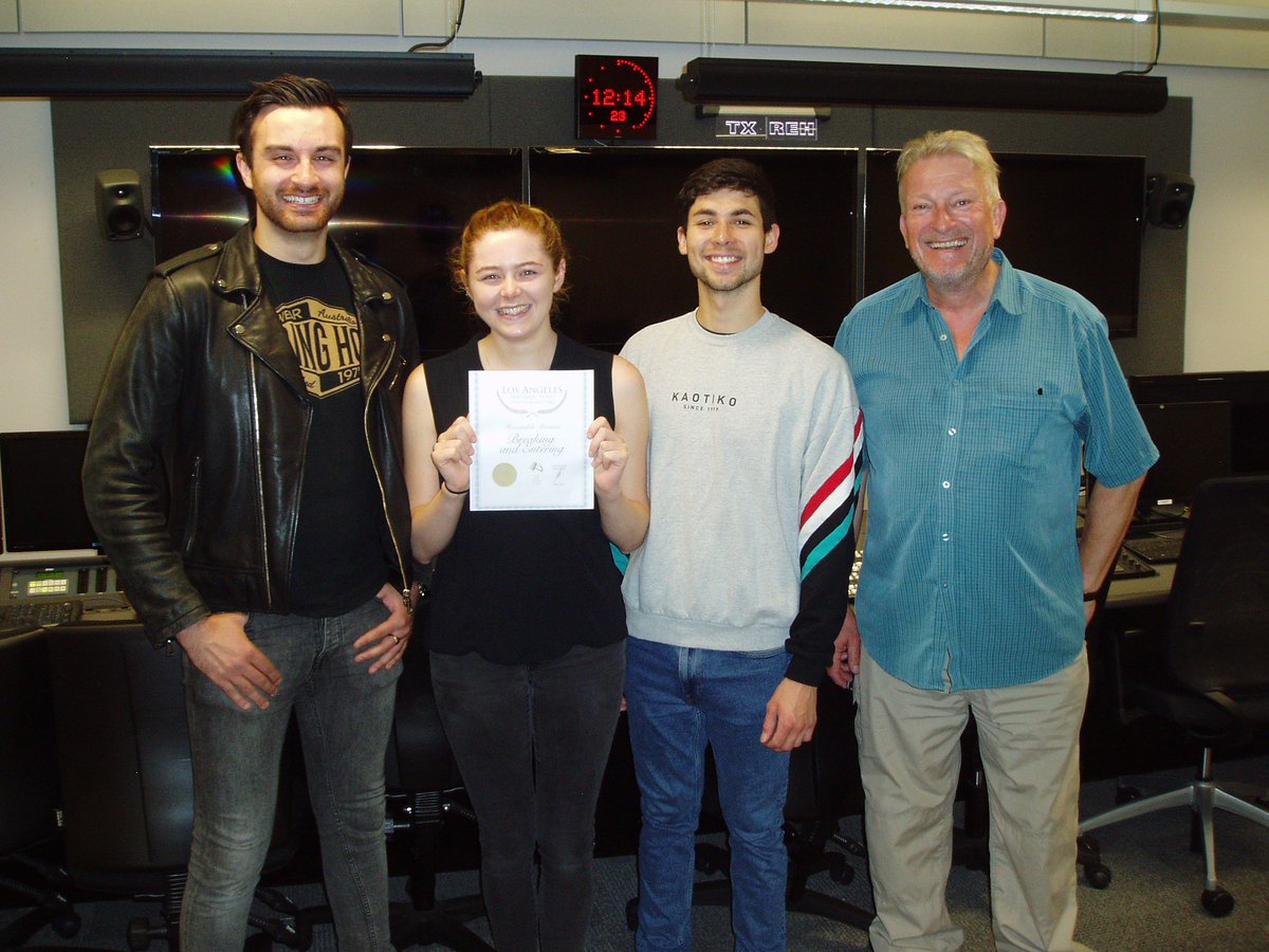 Our brilliant <a href="/BirmConsActing/">Royal B'ham Cons Act</a> students Rory Dulku, Stephanie Austin, Samuel Van Greuningen, Isabel Haskett-Jackson and Director, Clifford Milner received an Honourable Mention at the LA TV Script and Film Festival for short film, Breaking And Entering - congrats! 🎬📽️🎉 #latvsff