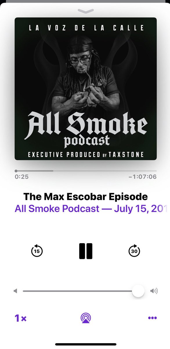 Really dope doing the <a href="/AllSmokepodcast/">All Smoke Podcast</a> 🙏🏽