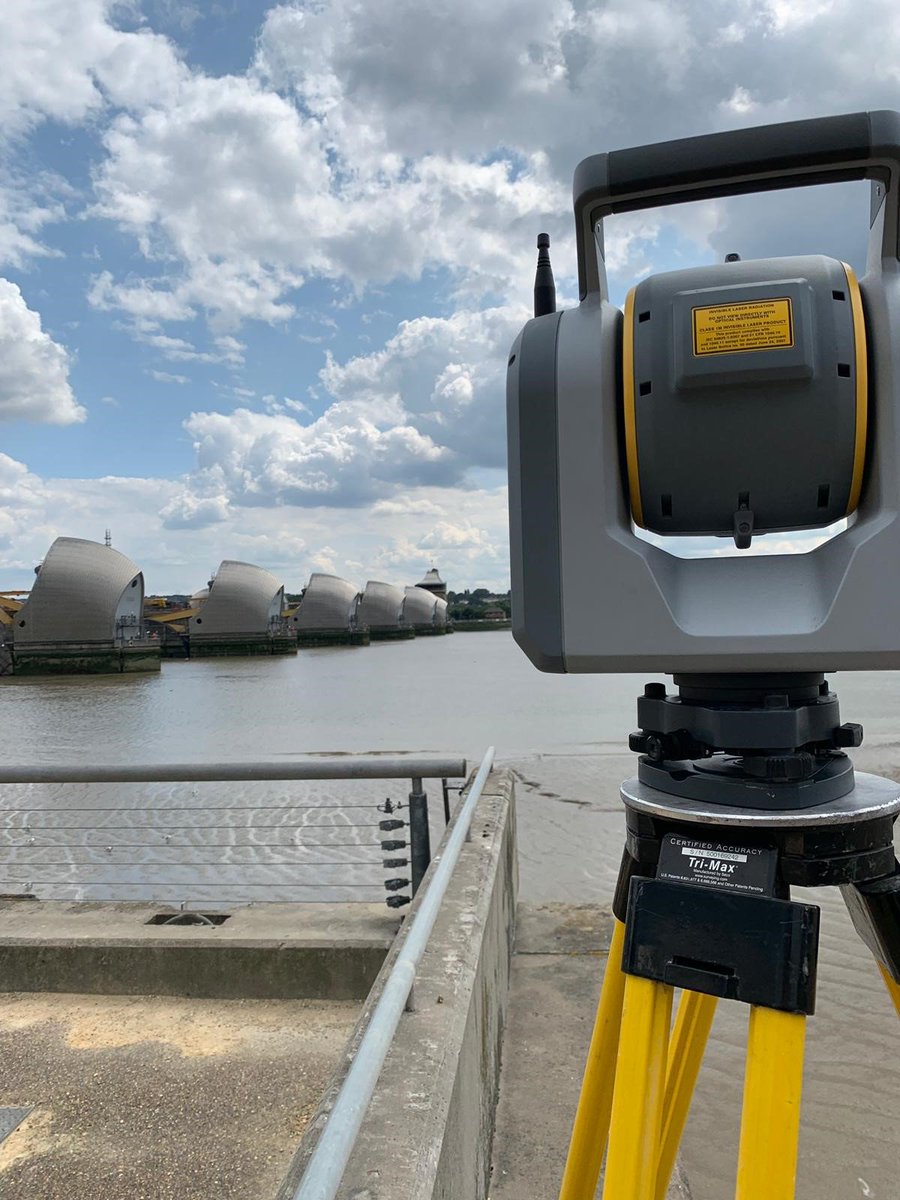 Couldn't get much closer... #thamesbarrier #Construction #Surveying #Survey #Engineering  #Topographicsurvey #Pointcloud #surveyors #landsurvey #RMS