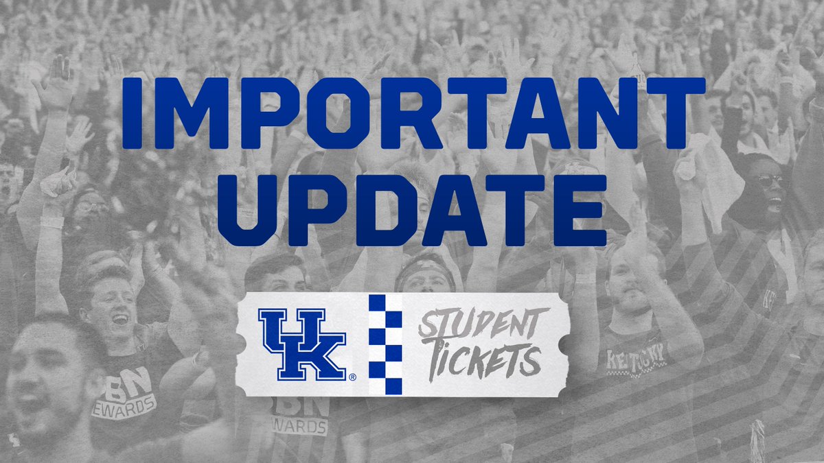 Due to high demand for student ticket packages, My UK Athletics Student Account is currently experiencing slower load times for some users, however, packages are still available. 

For assistance ordering, please contact the UK Ticket Office at (800) 928-2287 (Option 4).