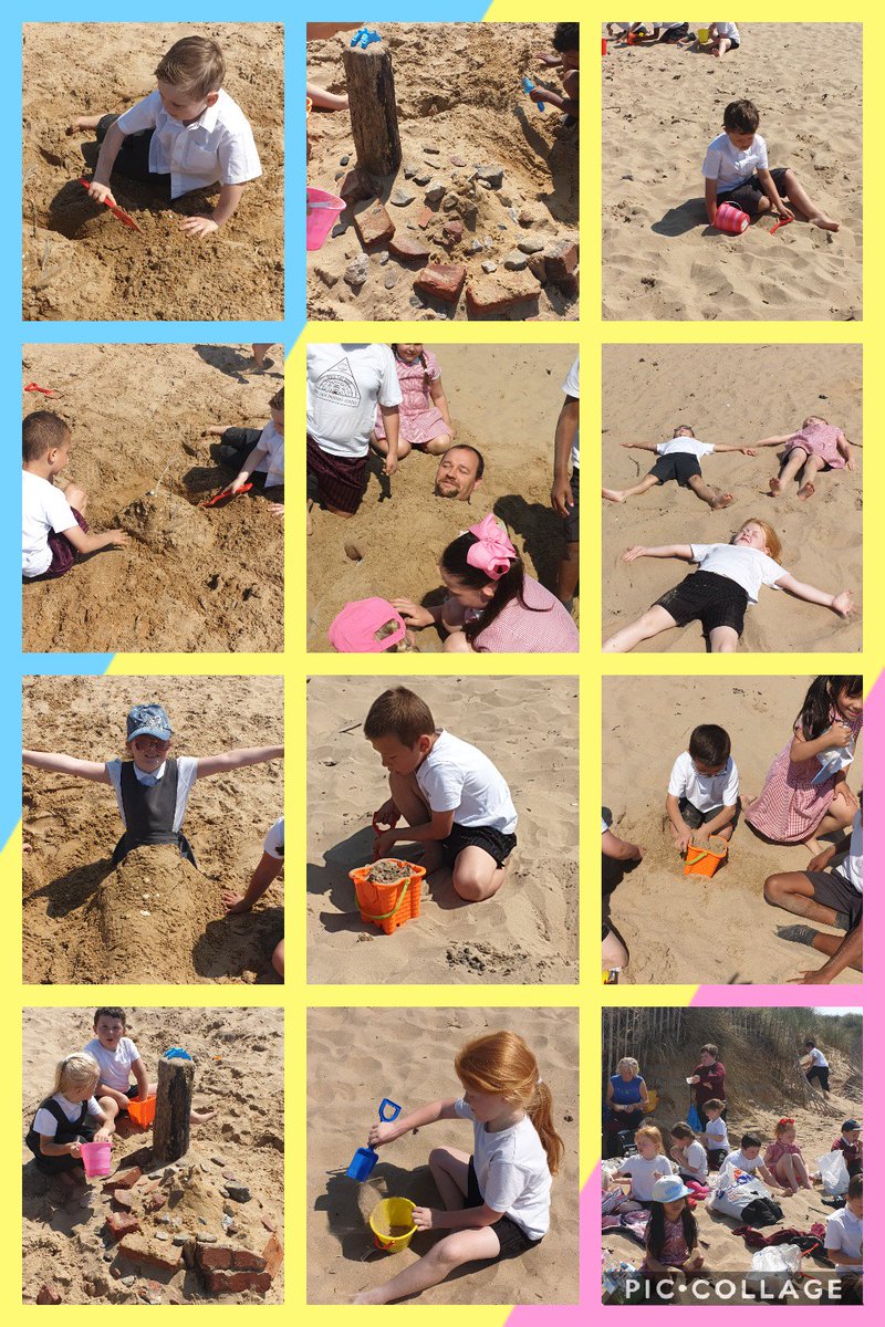 Then we had a lovely afternoon at the beach! We talked all about the human and physical features of the coast line and then had lots of fun in the sand! 'This was the best day ever!' #GeographySkills @MabLanePri @MrsBriggsMLP Thank you so much for organising @MissQuigleyMLP