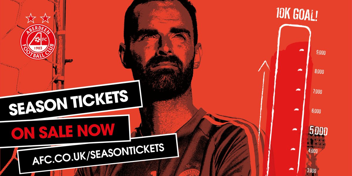 AberdeenFC's tweet photo. 🎟️ There is just a week to go until the start of the league season with Hearts set to visit Pittodrie for the opener... 

Guarantee your seat for the season by joining us as a season ticket holder ➡️ https://t.co/rdXnzFVnw4 

#StandFree https://t.co/hpFFa0mngy