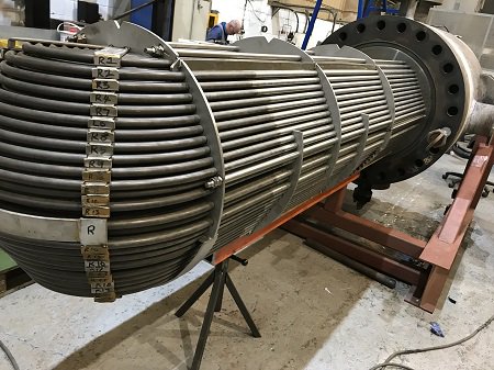 Glacier Whiteley Read has the capacity to manufacture and repair assets up to 200 tonnes.

This E6 TEMA type DEU compresion gas cooler has undergone full refurbishment in Rotherham. Find out more: shorturl.at/alsG5

#oilandgas #engineeredsolutions #repairandmaintenance