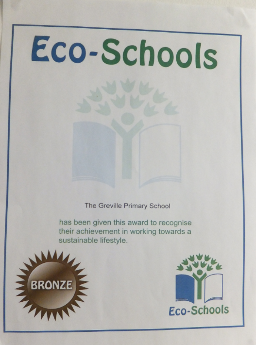 Well done to the Eco council for gaining the bronze award. We are now working on the areas of water use, litter and nature in the grounds in order to gain our silver award and eventually the green flag award!