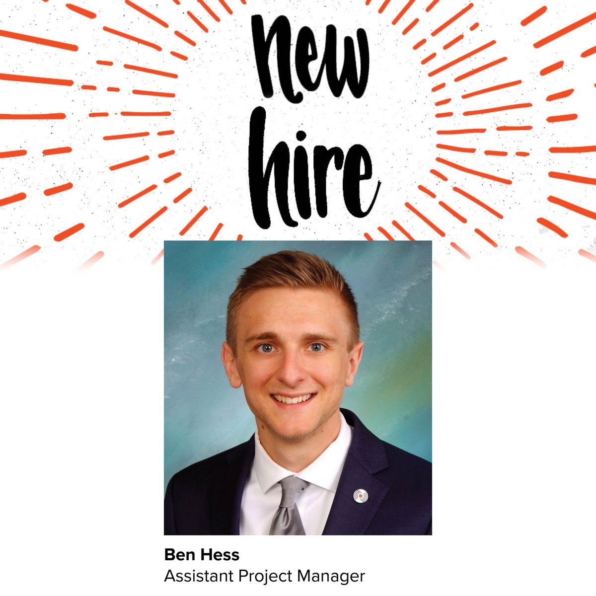 BenchmarkBuilds's tweet image. We are pleased to announce that Ben Hess has been hired as an Assistant Project Manager. Follow the link to learn more about Ben and the projects he is working on. ow.ly/GviG50v1OsG