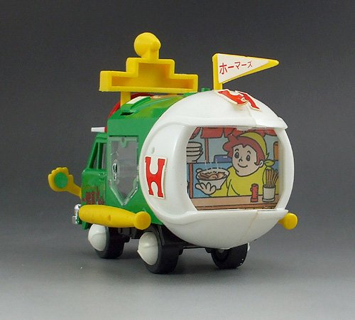 ホームランカーの紙パーツ 厚 昭和 タカトク 一発貫太くん 超