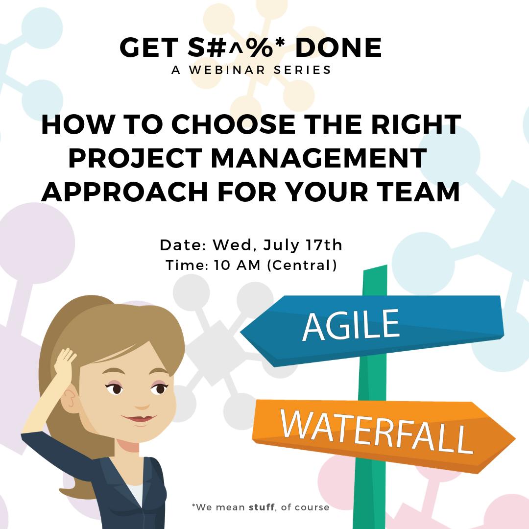 MfactorApp's tweet image. ⏱️Less than 24 hours left to register for our upcoming webinar on Agile vs. Waterfall for marketing teams! Sign up here: buff.ly/2XVjg7H