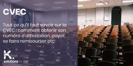 ksolutions_info's tweet photo. #MardiConseil Vous avez besoin de votre #CEVC pour vous inscrire à l'université mais vous n’avez pas encore reçu la décision du #Crous pour votre bourse ?😕➡️Payez la CVEC maintenant, vous serez remboursé à partir de septembre💸👍 Plus d’infos👉https://t.co/5oSFdfYwyb #Parcoursup https://t.co/1rVag96sr7