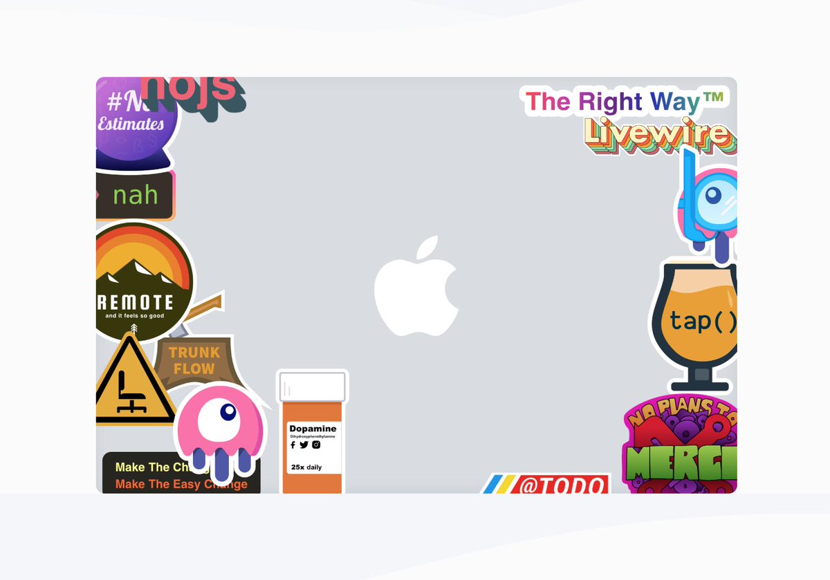 🚀🚀 My Sticker Pack just launched!

If you like stickers, or just like supporting open source, go grab a pack!: stickers.calebporzio.com