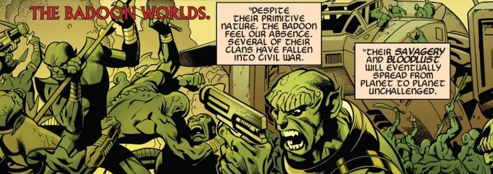 CBNostalgia's tweet photo. Today in #MarvelComics History, The alien race known as the #Badoon debuted in Silver Surfer #2. July 16, 1968 https://t.co/ljz5cFKdpd