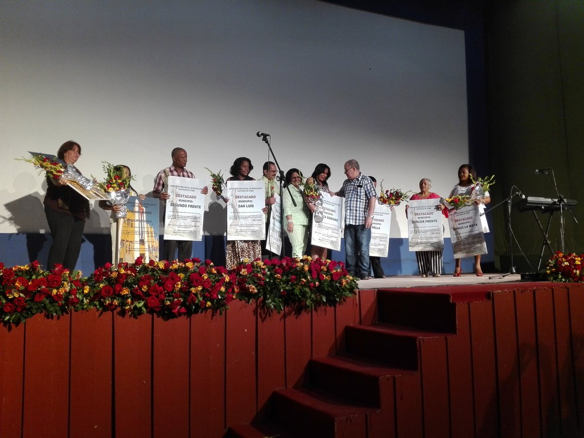 Educadores santiagueros DESTACADOS y vamos por más, #SomosCuba #SomosContinuidad