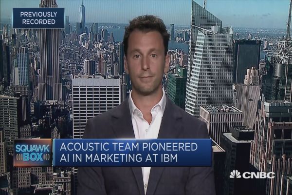 Did you catch our CEO <a href="/MarkJ_Simpson/">Mark Simpson</a> on <a href="/CNBC/">CNBC</a> last night? "The marketing industry is going to change more over the next five years than it has in the past 25 years - and AI will be a catalyst for that." #GoMark #GoAcoustic buff.ly/2lbqYZG