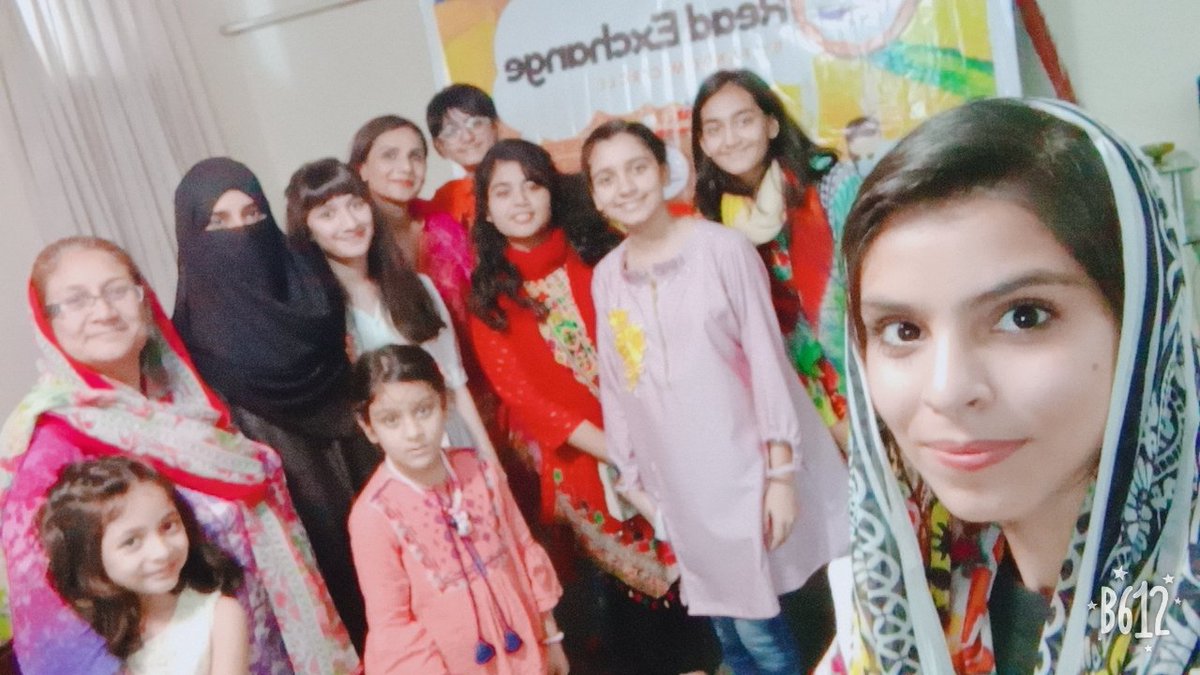 SabeenNaz11's tweet photo. Thank you all who participated especially @HashmiJasia & sabahat for joing us all the way from Gujranwala to attend the 1st #READ_Exchange Program conducted by our #Junior_Ambassadors @hareem_idrees & Zainab Idrees of 1st Int'l READ Teen Book Club, #Fandom_Circle, #Read_Pakistan https://t.co/NdQ6ZyvvJm