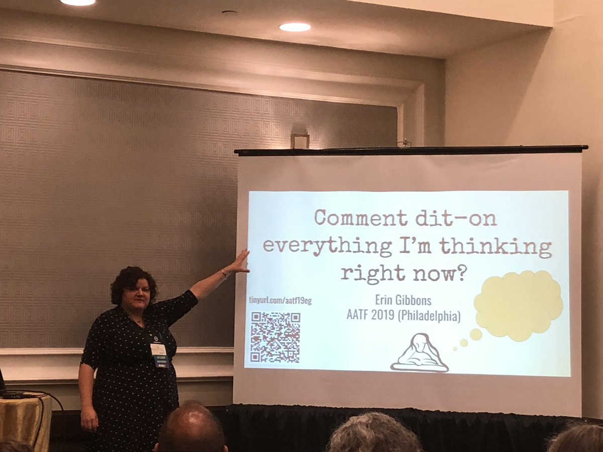 htrude07's tweet image. Excited to hear my fellow Future Leader ‘16 @eeg_il present at #aatf19. @AATFrench