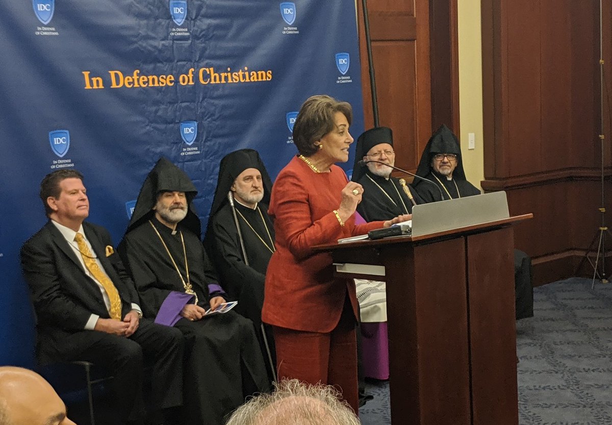 indefchristians's tweet photo. Last night 10 Members of Congress came and told gathered East/West Church Leaders that they will not let #Christian communities in the #MiddleEast go extinct on their watch.#IRFMinisterial https://t.co/33tHYQZIgQ