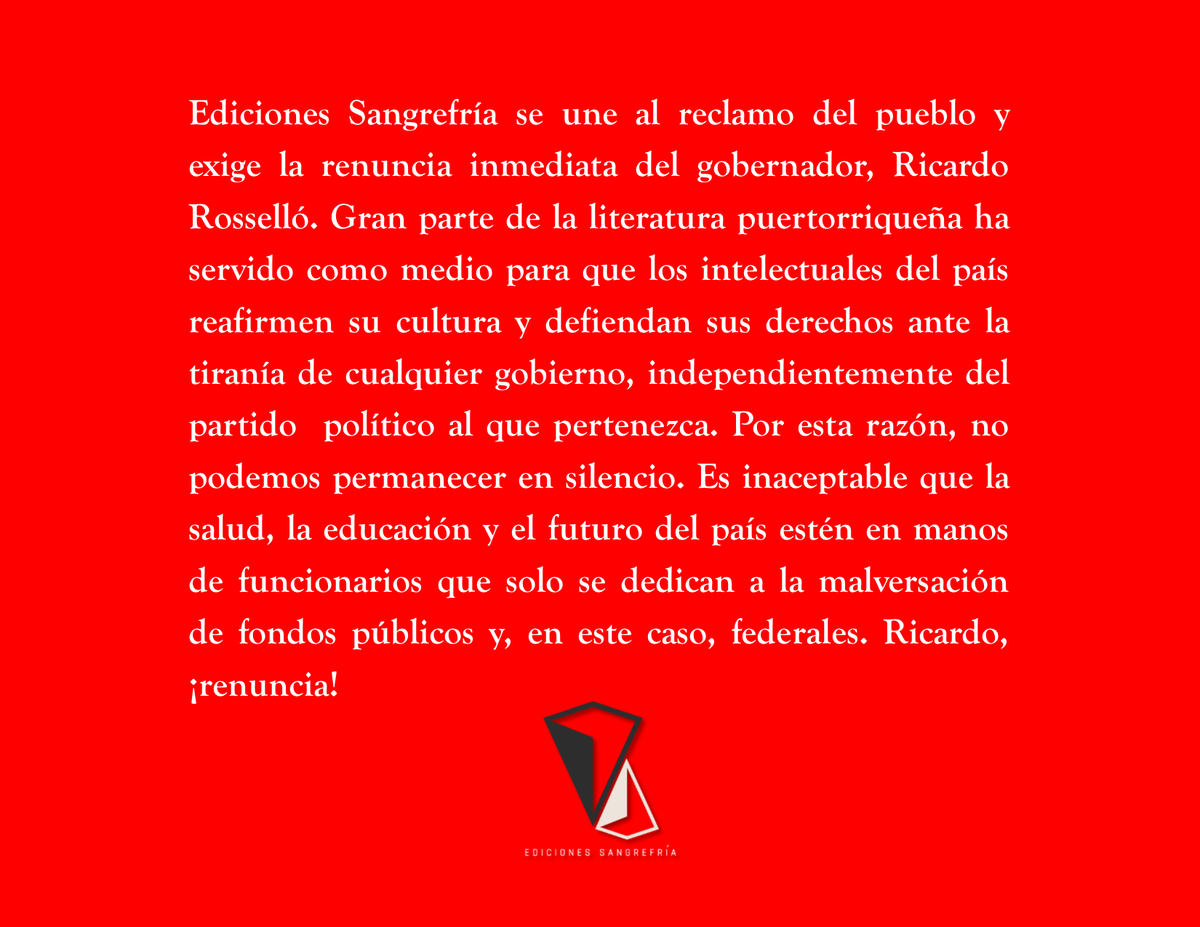 #RickyRenuncia