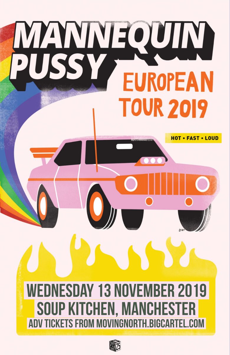 NEW SHOW! Album of the year creators <a href="/mannequinpussy/">MP</a> are coming to Manchester this November. Tickets on sale now: movingnorth.bigcartel.com