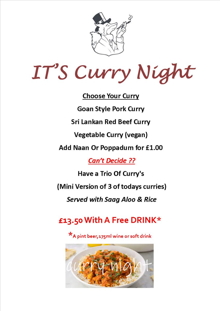 ITS CURRY NIGHT